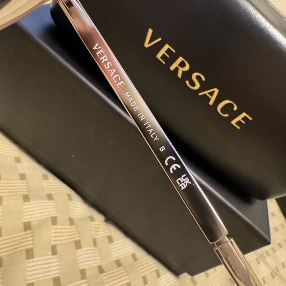 Versace Women's Cat-Eye Sunglasses - Transparent - Picture 3 of 7